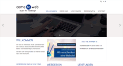 Desktop Screenshot of come-to-web.de